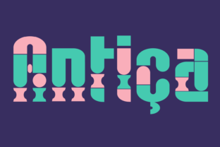 Antica: A Playful, Color-Forward Font for Embroidery That Demands Intention