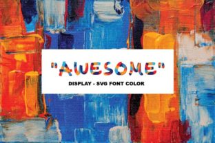 Awesome Fonts: A Color Fonts Review for Crafters