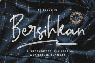 Bersihkan: A Clean Watercolor Color Font for Designers