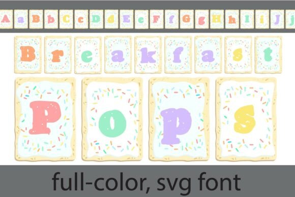 Breakfast Pops: A Toasty, Tactile Typeface for Embroidery