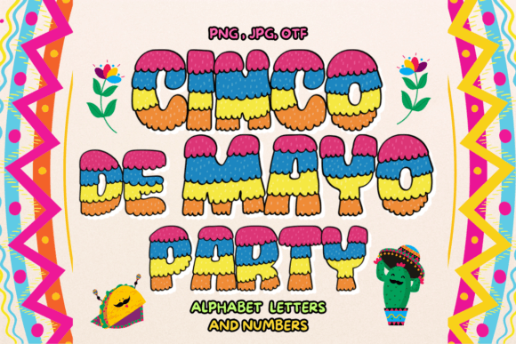 Cinco De Mayo Party Fonts: A Color Fonts Review