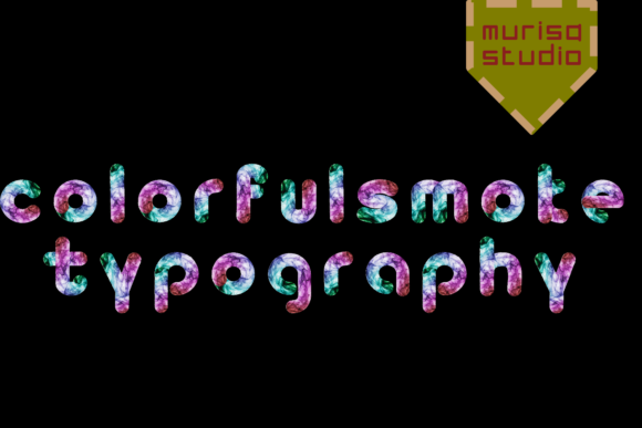 Colorfulsmoke: A Playful Color Font for Digital Sellers