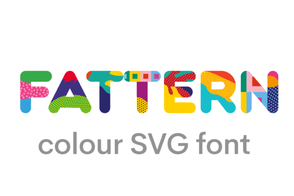Fattern: A Bold Color Font for Local Business Branding