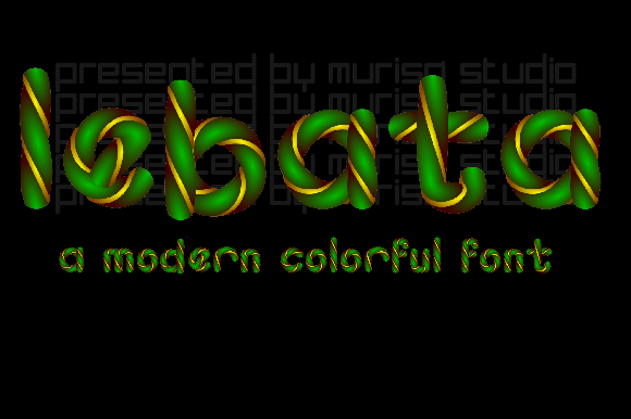 Lebata: A Playful Color Fonts Choice for Handmade Creators