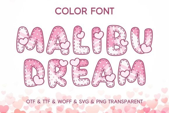 Malibu Dream Fonts: A Color Fonts Review for Local Branding