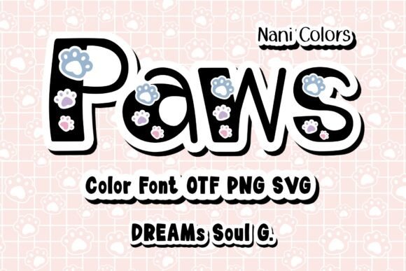 Paws Nani Colors: A Playful Color Fonts Review