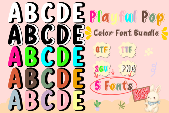 Playful Pop Fonts: A Color Fonts Review for Brand Builders