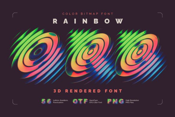 Rainbow Orb: A Color Fonts Gem for Local Business Branding