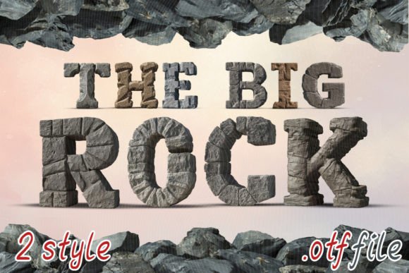 The Big Rock: A Color Fonts Powerhouse for Bold Editorial Design