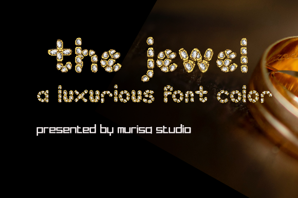 The Jewel: A Luxurious Color Font for Designers