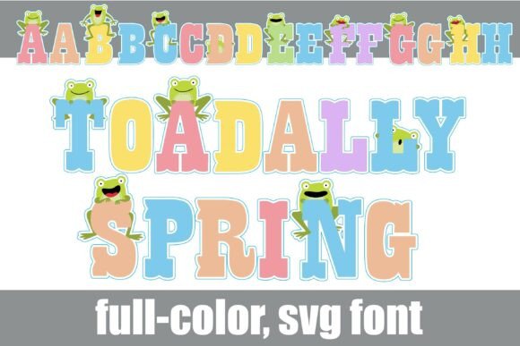 Toad-ally Spring: A Playful Font That Stitches With Personality